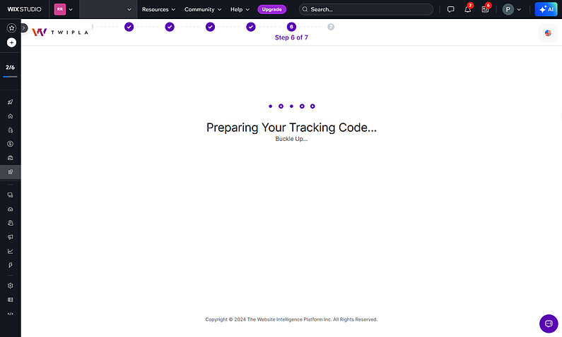 Einrichtung des Tracking-Codes