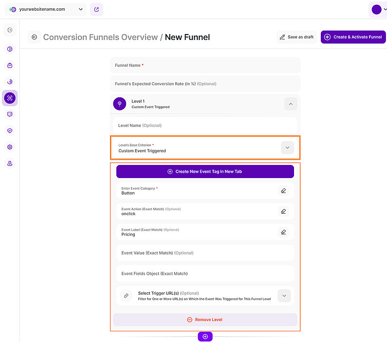 Custom Event Triggered Custom Event Triggered